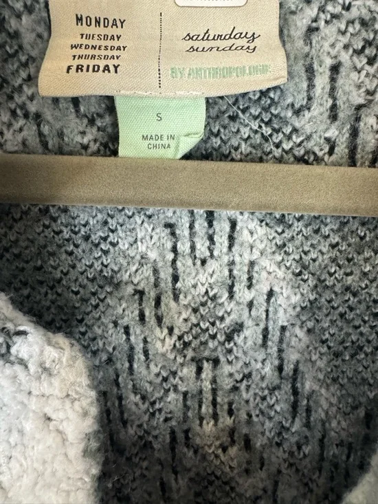 Daily Practice by Anthropologie Zig-Zag Sherpa Jacket Small - Picture 5 of 10